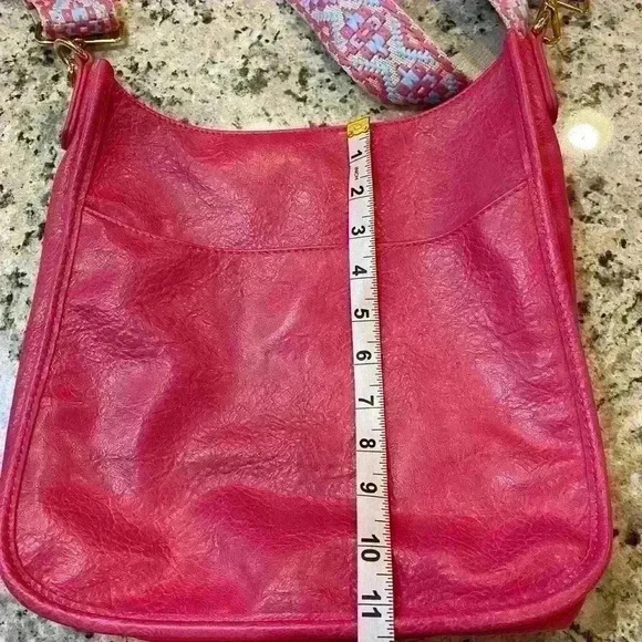 Ah-adorned Vegan Leather Messenger - Picture 4 of 5